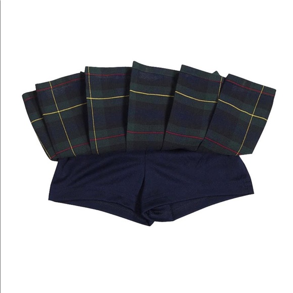 French Toast Girls Plaid Two Tab Scooter - Picture 3 of 6